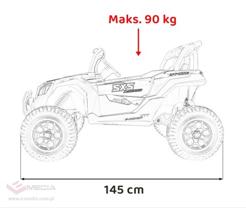 Pojazd UTV X3 Off-Road Czarny
