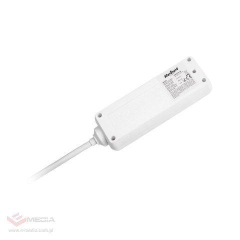 Przedłużacz 3 gniazda 3m typu niemieckiego bez przełącznika (3x1,5mm) Rebel biały