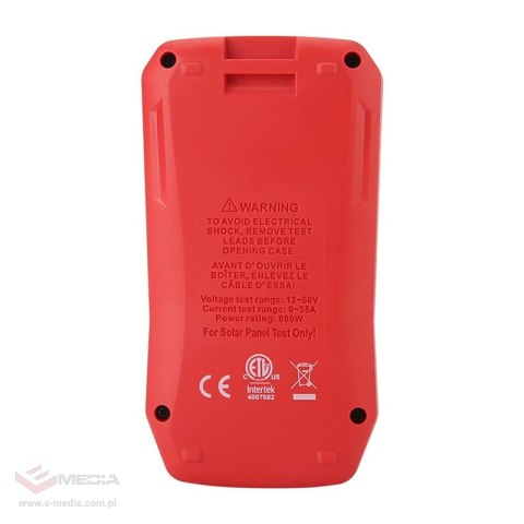 Tester Solar MPPT Uni-T UT673PV