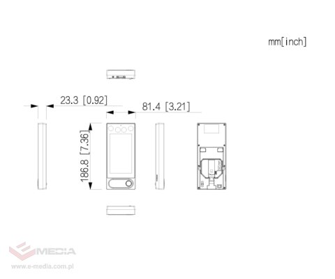 WIDEODOMOFON VTO6631QS-WP DAHUA