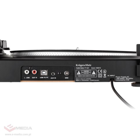 Gramofon Kruger&Matz model TT-501