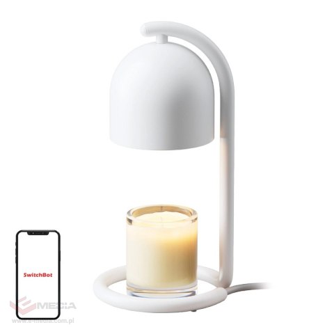 Inteligentna lampa do podgrzewania świec SwitchBot (biała)