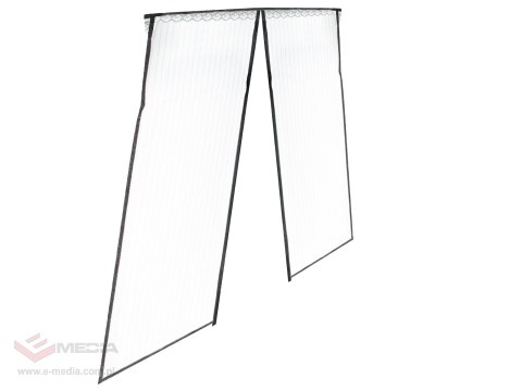 Moskitiera siatka magnetyczna na drzwi 160x230cm CZARNA
