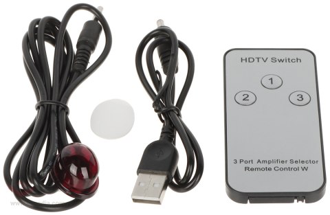 PRZEŁĄCZNIK HDMI-SW-3/1-IR-4K