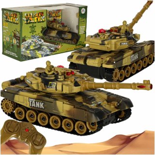Czołg zdalnie sterowany na pilota RC War Tank 9993 2.4 GHz pustynny
