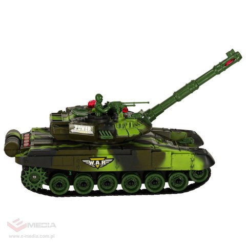 Czołg zdalnie sterowany na pilota RC War Tank 9993 2.4 GHz kamuflaż leśny