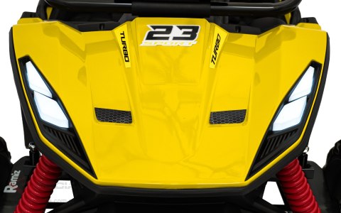 Pojazd Buggy TURBO 23 Żółty