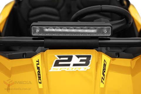 Pojazd Buggy TURBO 23 Żółty