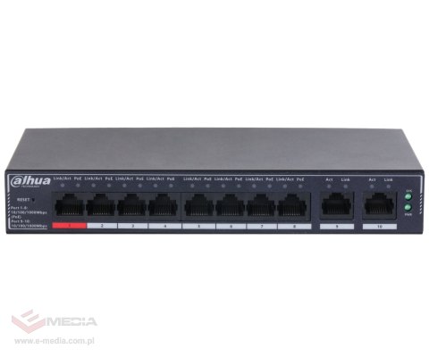 Switch POE SG4010P 8-PORTOWY DAHUA