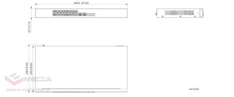 Switch POE SG4020LP 16-PORTOWY SFP DAHUA