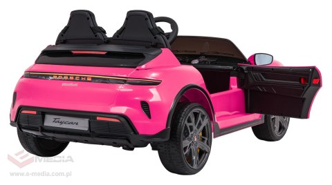 Pojazd Porsche Taycan Turbo S Różowy