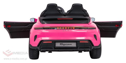 Pojazd Porsche Taycan Turbo S Różowy