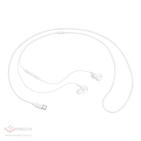 Samsung AKG przewodowe słuchawki dokanałowe USB-C biały (EO-IC100BWEGEU)