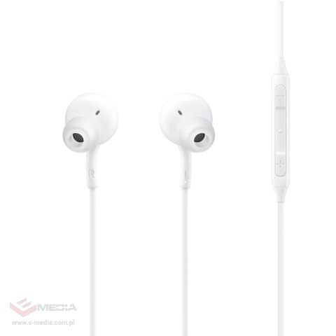 Samsung AKG przewodowe słuchawki dokanałowe USB-C biały (EO-IC100BWEGEU)