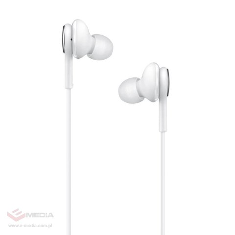 Samsung AKG przewodowe słuchawki dokanałowe USB-C biały (EO-IC100BWEGEU)