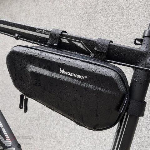 Wozinsky torba rowerowa na ramę roweru 1,5 l czarny (WBB10BK)