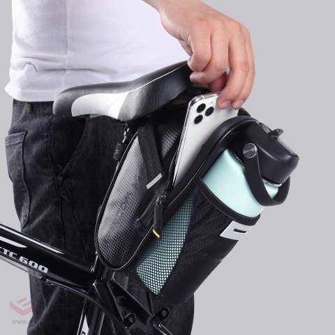Wozinsky torba rowerowa pod siodełko 1,5 l czarny (WBB20BK)