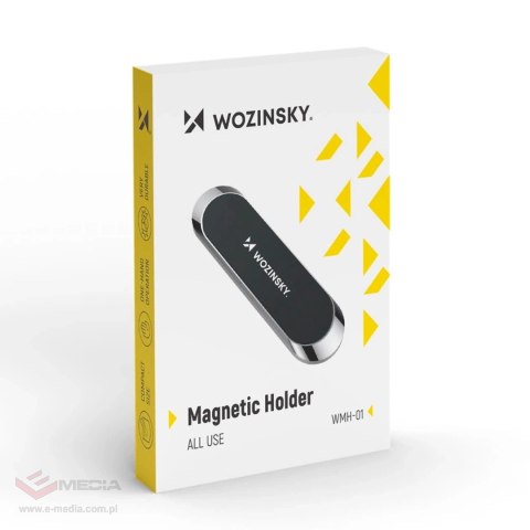 Wozinsky uchwyt magnetyczny na deskę rozdzielczą przyklejany czarny (WMH-01)