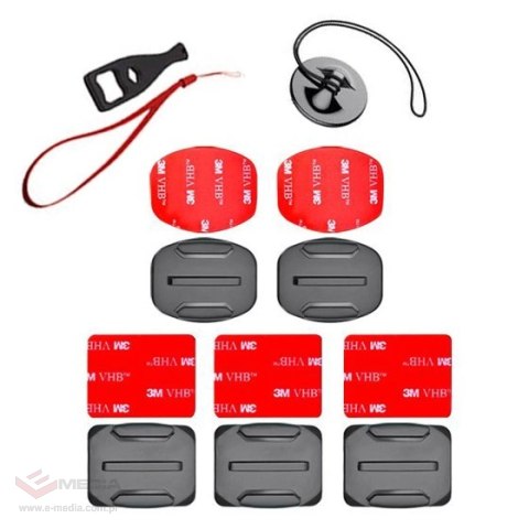 Zestaw 50 w 1 akcesoria do kamer sportowych GoPro SJCAM