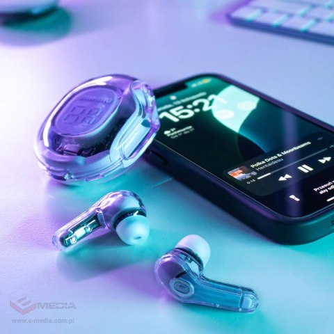 Acefast T8 dokanałowe słuchawki bezprzewodowe TWS Bluetooth - czarne