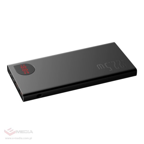 Baseus Adaman Metal powerbank z szybkim ładowaniem 10000mAh 22.5W (Overseas Edition 2021) czarny