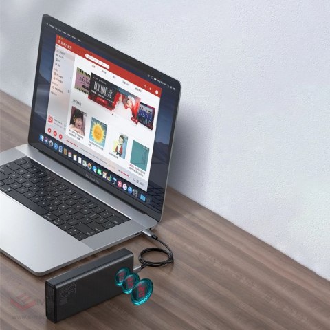 Baseus Amblight powerbank 65W 30000mAh Overseas Edition biały (PPLG000102)