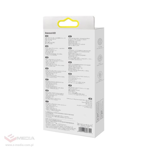 Baseus Encok H17 słuchawki przewodowe minijack 3.5mm biały (NGCR020002)