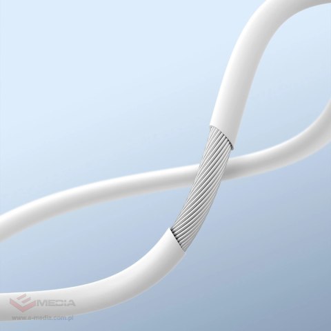 Baseus Encok H17 słuchawki przewodowe minijack 3.5mm biały (NGCR020002)