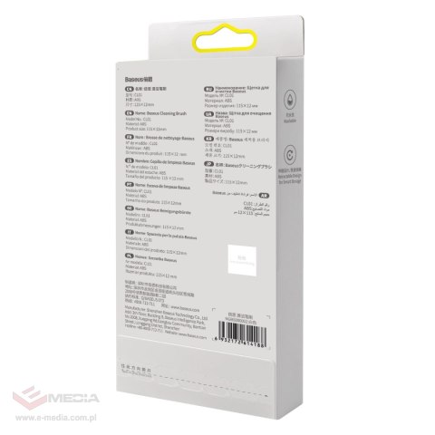 Baseus szczoteczka do czyszczenia słuchawek biała (NGBS000002)
