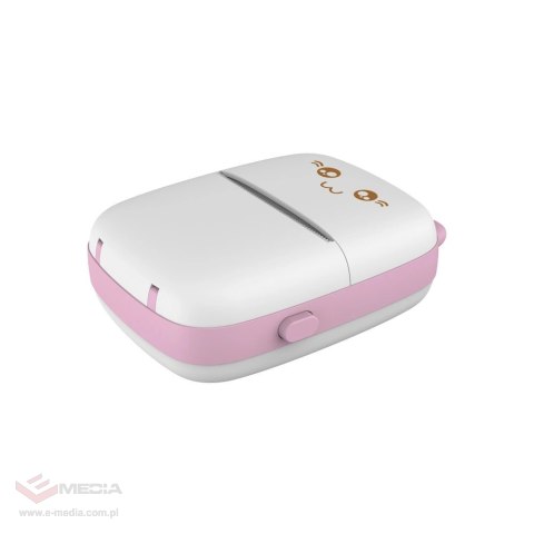 Drukarka termiczna HURC9 Bluetooth kotek mini z aplikacją - różowa
