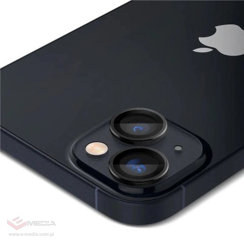 Osłona aparatu Spigen Glas.tR EZ Fit Optik Camera Protector na iPhone 14 / Plus / 15 / Plus - czarna 2 szt.
