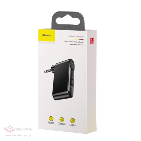 Transmiter Bluetooth AUX Baseus BSBA-02 (Overseas Edition) - czarny