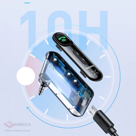 Transmiter Bluetooth AUX Baseus BSBA-02 (Overseas Edition) - czarny