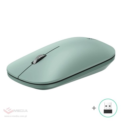 Ugreen poręczna myszka bezprzewodowa USB zielony (MU001)