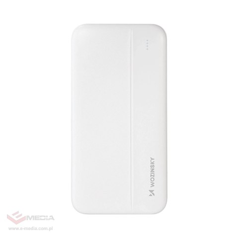 Wozinsky powerbank Li-Po 10000mAh 2 x USB biały (WPBWE1)
