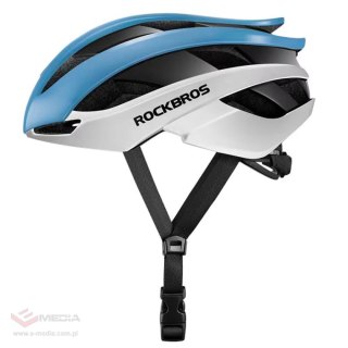 Kask rowerowy Rockbros 10110004004 rozmiar M - niebiesko-biały
