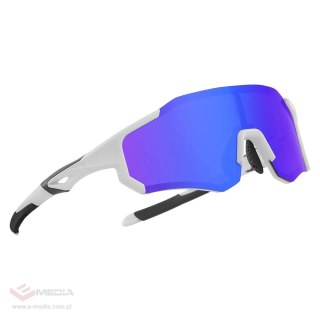 Okulary rowerowe Rockbros 10183 polaryzujące - niebieskie