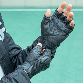 Rękawiczki motocyklowe Rockbros 16220006005 XXL skórzane - czarne