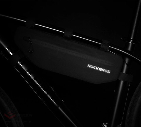 Sakwa rowerowa Rockbros AS-043 na rzepy 3l - czarna