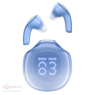Słuchawki bezprzewodowe Acefast T9 Bluetooth 5.3 douszne - niebieskie