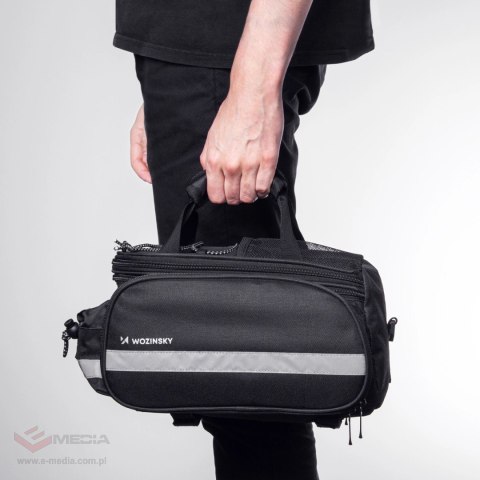 Torba rowerowa Wozinsky WBB36BK 21L - czarna
