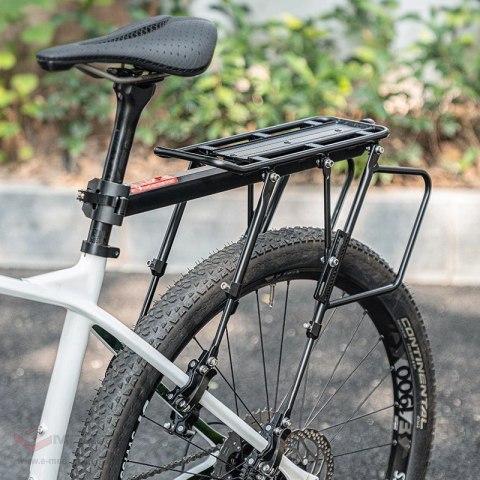 Bagażnik rowerowy Rockbros 33210004001 z półką - czarny