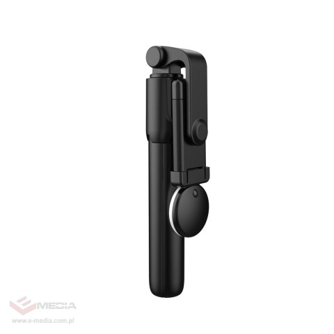 Selfie stick WR1YXS teleskopowy tripod 0.71m z okrągłą lampą - czarny