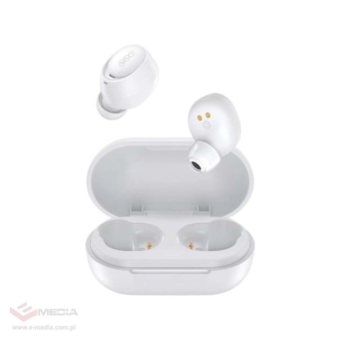 Słuchawki bezprzewodowe QCY T27 ArcBuds Lite TWS dokanałowe Bluetooth 5.3 - białe