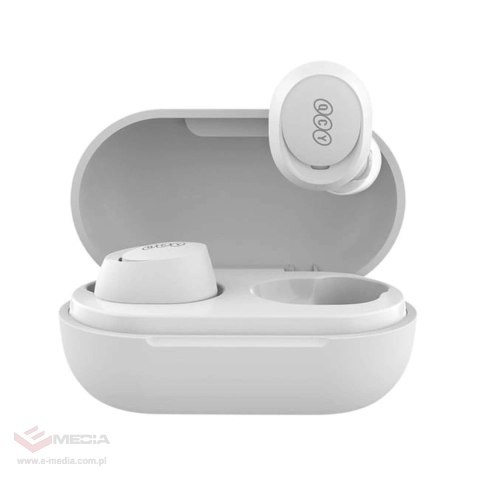 Słuchawki bezprzewodowe QCY T27 ArcBuds Lite TWS dokanałowe Bluetooth 5.3 - białe
