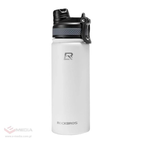Bidon termiczny Rockbros 35210029005 rowerowy na napoje 550 ml - biały