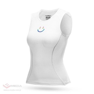 Potówka rowerowa Rockbros YDBX001 damska szybkoschnąca koszulka bez rękawów XL / XXL - biała