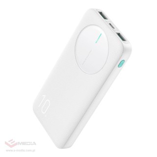 Powerbank Joyroom JR-PBF12 10000mAh 2.4A 2x USB-A 1x USB-C - biały