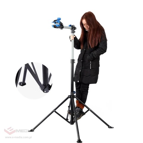Stojak serwisowy Rockbros MP-02 do rowerów z pokrętłami podłogowy - czarny