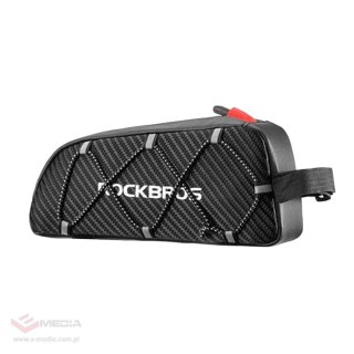 Torba Rockbros 039BK rowerowa na ramę 1 l z plecionką - czarna